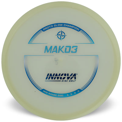 Innova Proto Glow Champion Mako3 Midrange with Burst Logo Stock Stamp - Speed 5