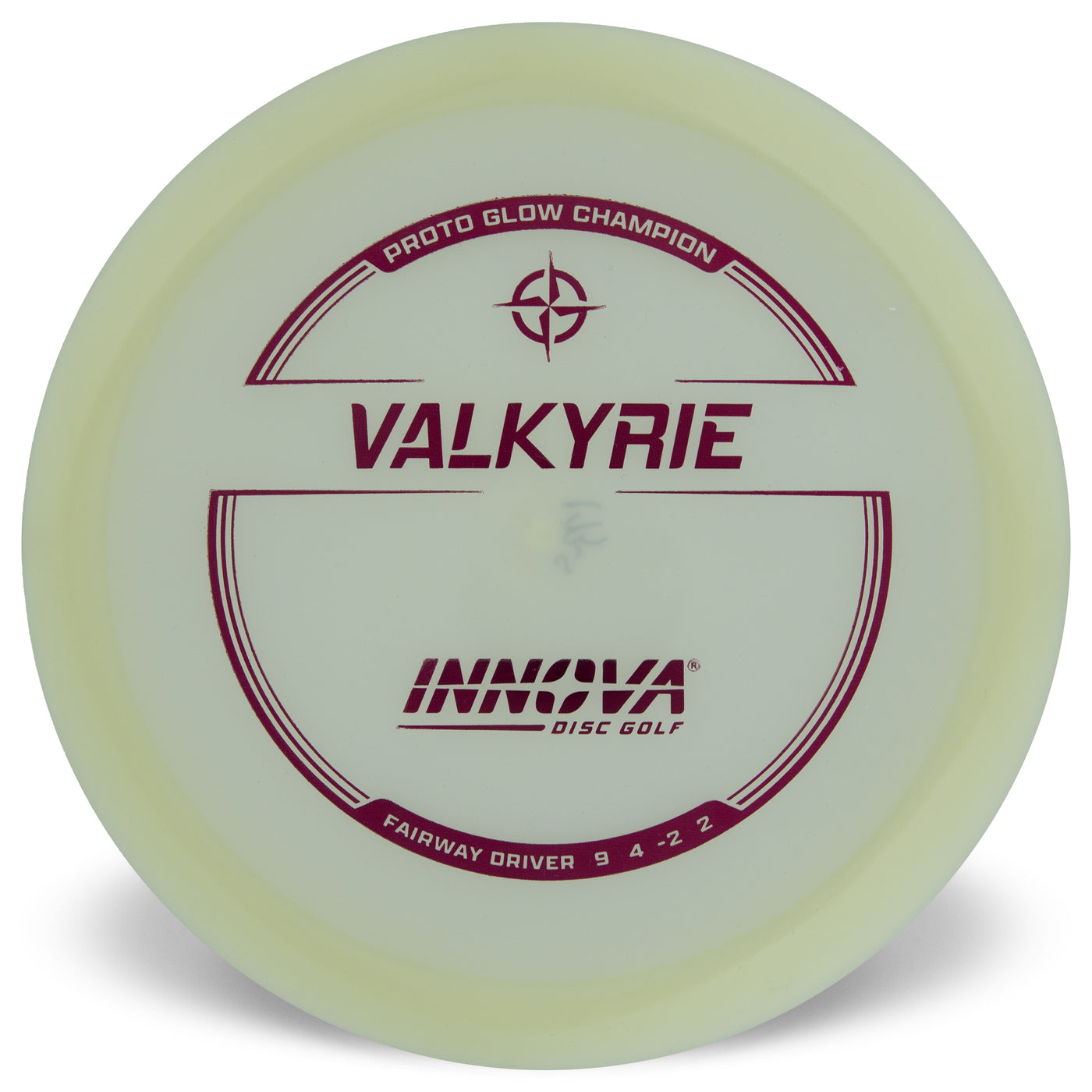 Innova Proto Glow Champion Valkyrie Distance Driver with Burst Logo Stock Stamp - Speed 9