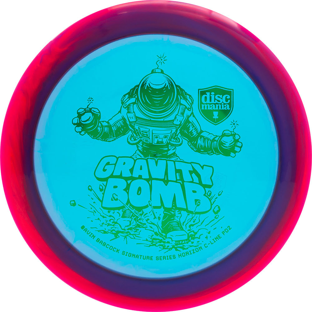 Discmania Horizon C-Line PD2 Distance Driver with Gravity Bomb - Gavin Babcock Signature Series 2024 Stamp - Speed 12