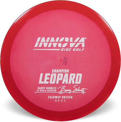 Innova Champion Leopard Fairway Driver with Burst Logo Barry Schultz 2X World Champion Stamp - Speed 6