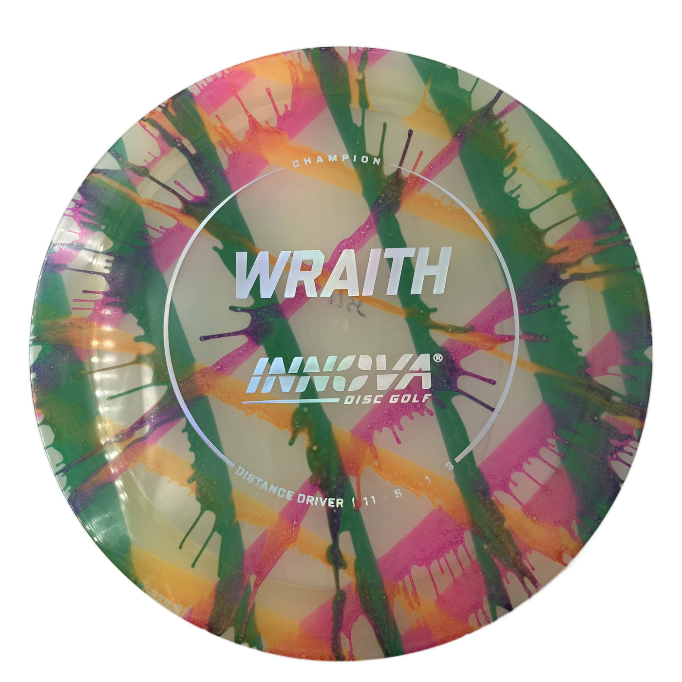 Innova Champion I-Dye Wraith Distance Driver with Burst Logo Stock Stamp - Speed 11