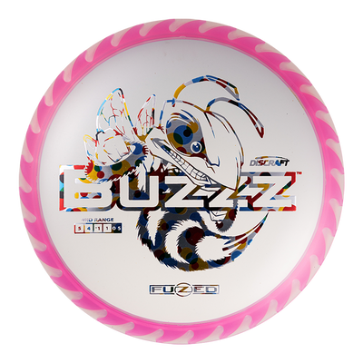 Discraft Elite Z FuZed Line with Saw Pattern Buzzz Midrange with Big Bee with Saw Blade - "Buzzzsaw" Stamp - Speed 5