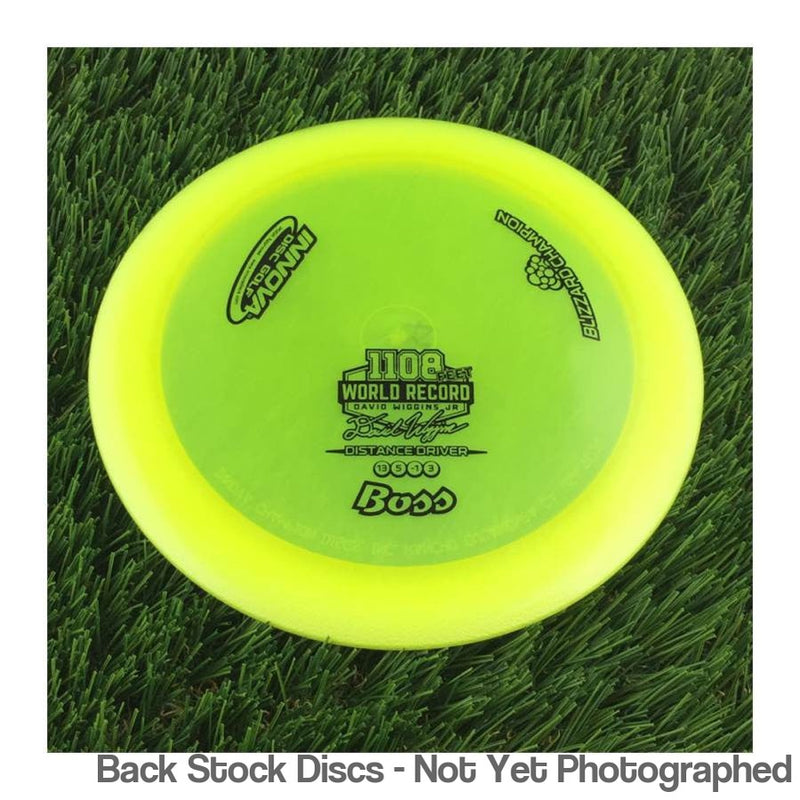 Innova Champion Blizzard Boss with 1108 Feet David Wiggins Jr Signature Stamp