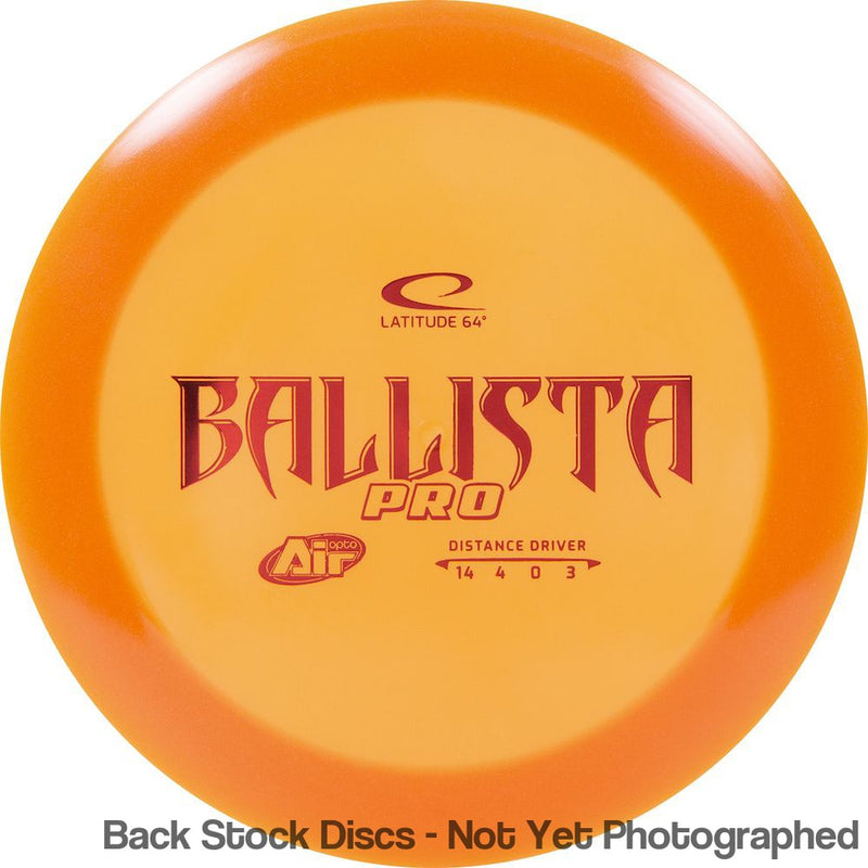 Latitude 64 Opto Air Ballista Pro