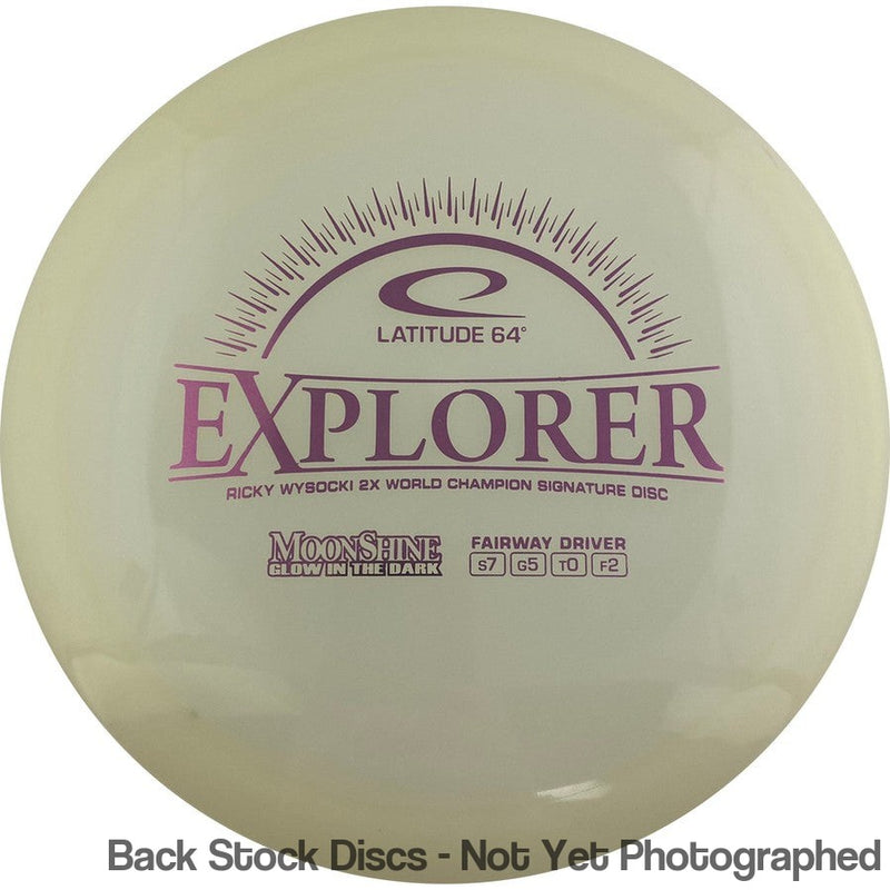 Latitude 64 Opto Moonshine Glow Explorer with Ricky Wysocki 2X World Champion Signature Disc Stamp