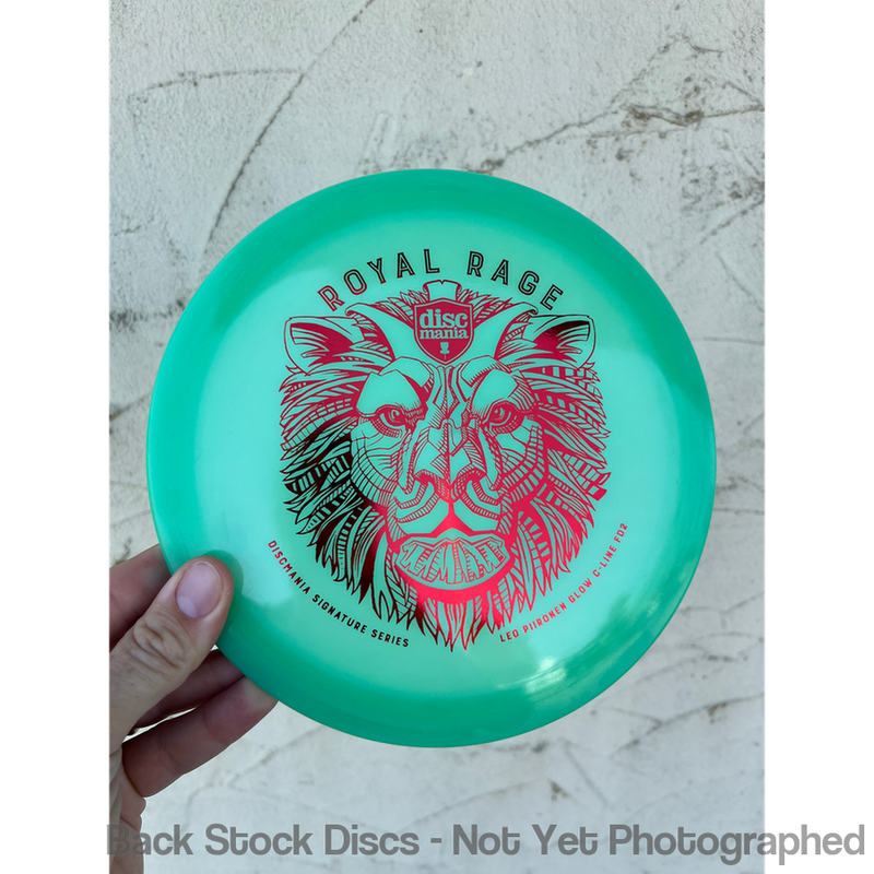 Discmania C-Line Color Glow FD2 with Royal Rage - Leo Piironen Stamp