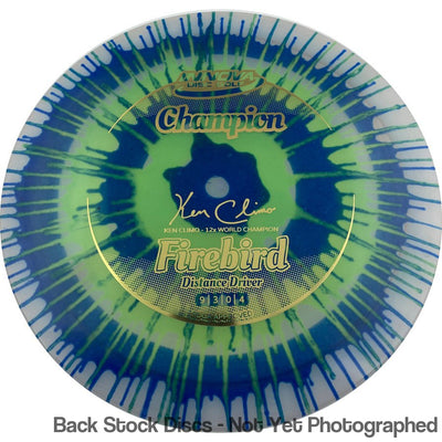 Innova Champion I-Dye Firebird with Ken Climo 12x World Champion Stamp