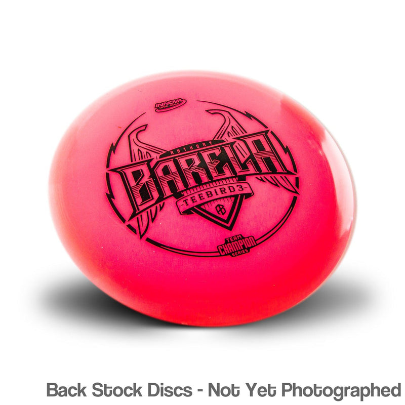 Innova Champion Glow Color Teebird3 with Anthony Barela Team Champion Series 2021 Stamp