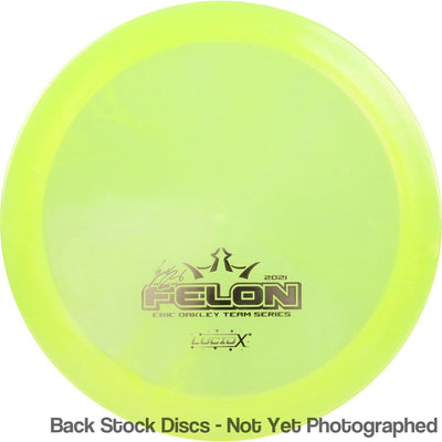 Dynamic Discs Lucid-X Chameleon Glimmer Felon with 2021 Eric Oakley Team Series Stamp