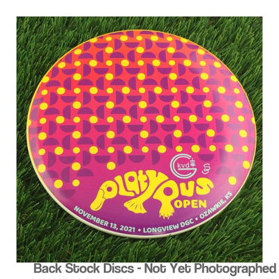 Discraft ESP SuperColor Buzzz with KVDGC 2021 Platypus Open - Longview - Ozawkie, KS Stamp