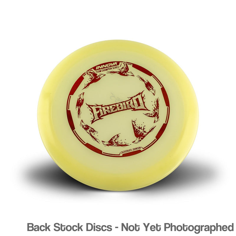 Innova Champion Glow Firebird with Zackeriath Johnson 2022 Team Champion Tour Series Stamp