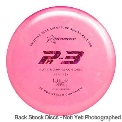 Prodigy 500 PA-3 with 2022 Signature Series Lykke Lorentzen - 2X Norwegian Champion Stamp