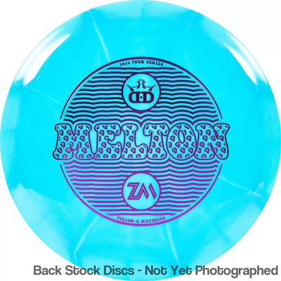 Dynamic Discs Fuzion-X Burst Maverick with Zach Melton 2022 Tour Series Stamp