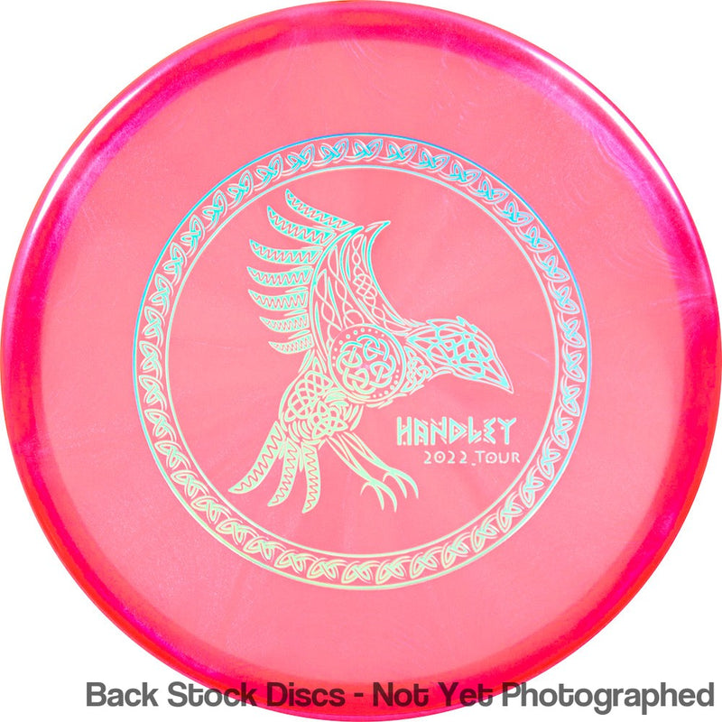 Dynamic Discs Lucid Chameleon Suspect with Holyn Handley 2022 Tour Celtic Knot Raven Stamp