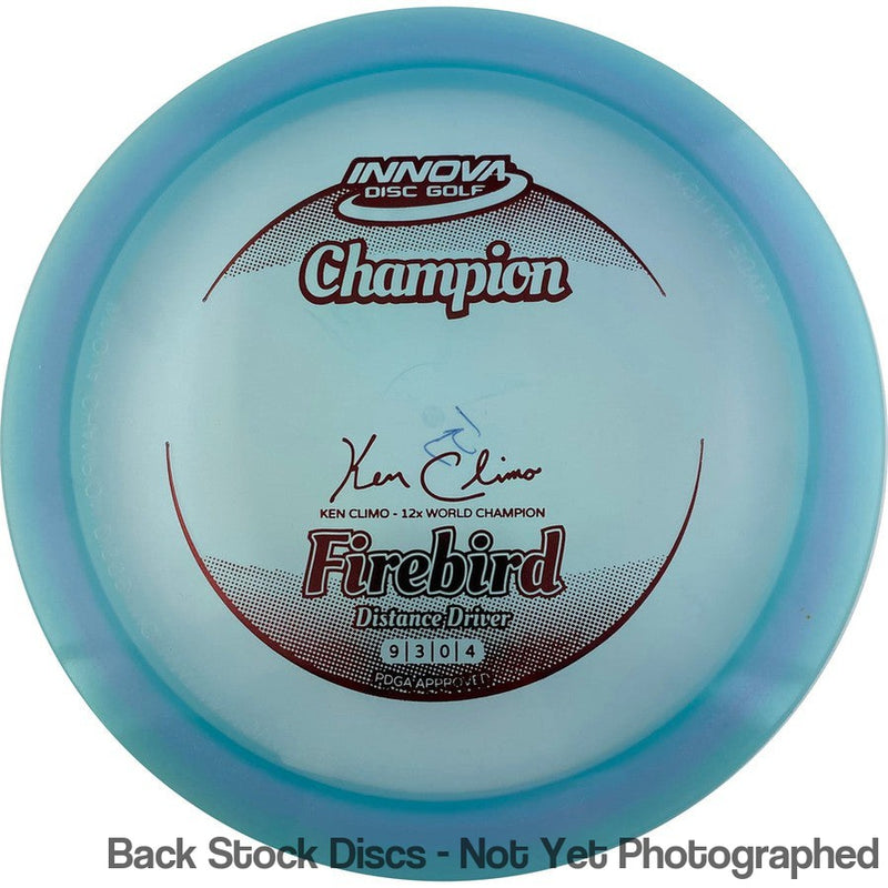 Innova Champion Firebird with Ken Climo - 12x World Champion New Stamp Stamp