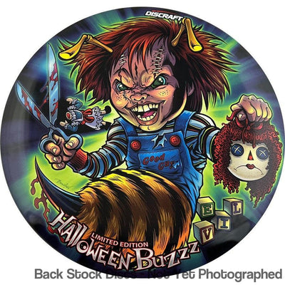 Discraft ESP SuperColor Buzzz with Limited Edition Halloween 2022 - Killer Hucky Doll Buzzz Stamp