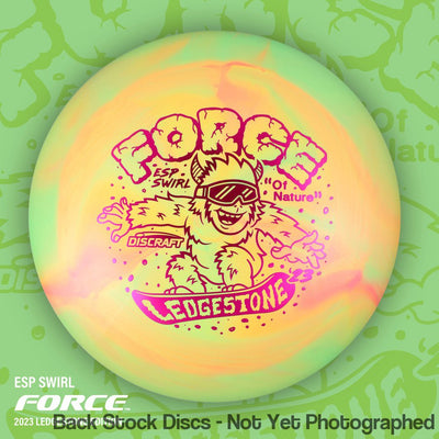 Discraft ESP Swirl Force with 2023 Ledgestone Edition - Wave 1 Stamp