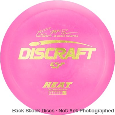 Discraft ESP Heat with Paul McBeth - 6x World Champion Signature Stamp