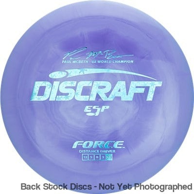 Discraft ESP Force with Paul McBeth - 6x World Champion Signature Stamp