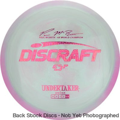 Discraft ESP Undertaker with Paul McBeth - 6x World Champion Signature Stamp