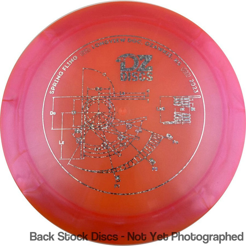 Dynamic Discs Lucid Ice Chameleon Raider with DZDiscs 2023 Spring Fling - Longview DGC - Ozawkie, KS Stamp