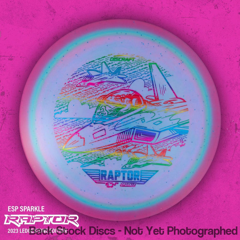 Discraft ESP Lite Sparkle Raptor with 2023 Ledgestone Edition - Wave 3 Stamp