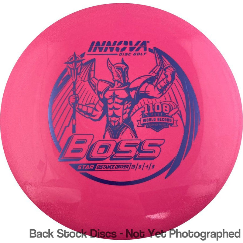 Innova Star Boss with Burst Logo Stock 1108 Feet World Record Stamp