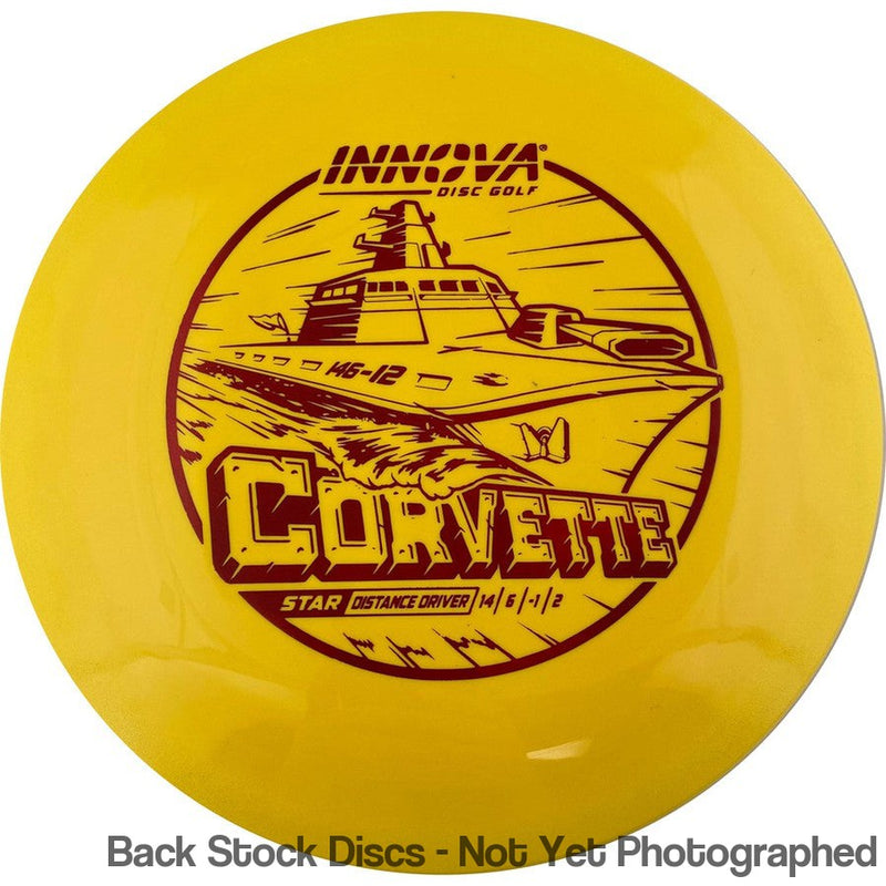 Innova Star Corvette with Burst Logo Stock Stamp