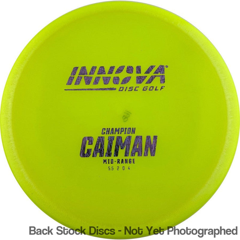 Innova Champion Caiman with Burst Logo Stock Stamp