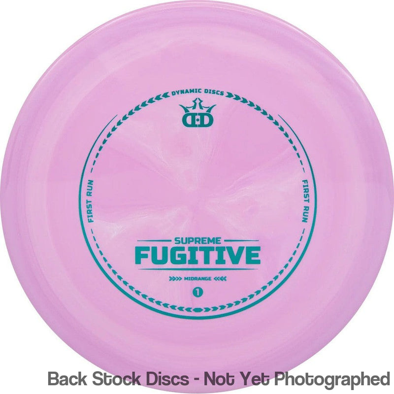 Dynamic Discs Supreme Fugitive with First Run Stamp