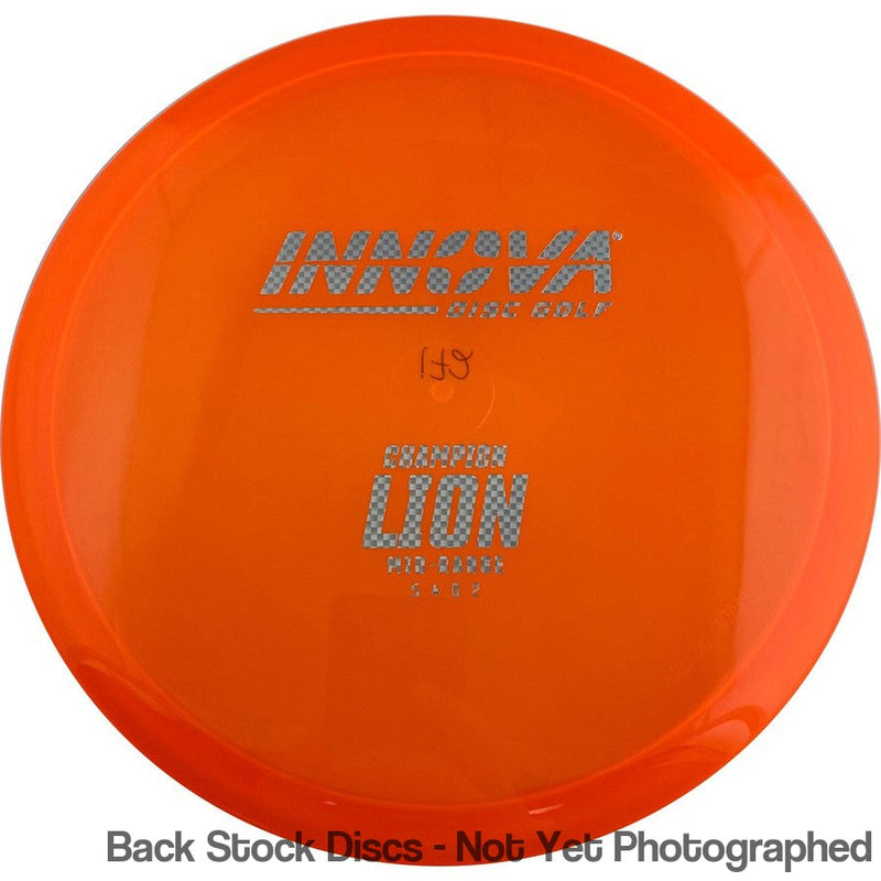 Innova Champion Lion with Burst Logo Stock Stamp