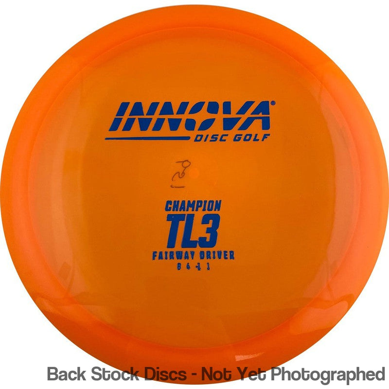 Innova Champion TL3 with Burst Logo Stock Stamp