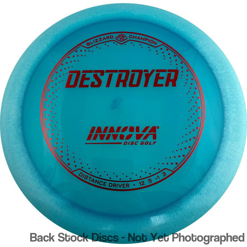 Innova Champion Blizzard Destroyer with Burst Logo Stock Stamp