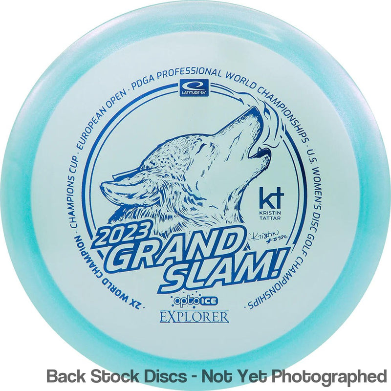 Latitude 64 Opto Ice Glimmer Explorer with 2023 Grand Slam! - Kristin Tattar Stamp