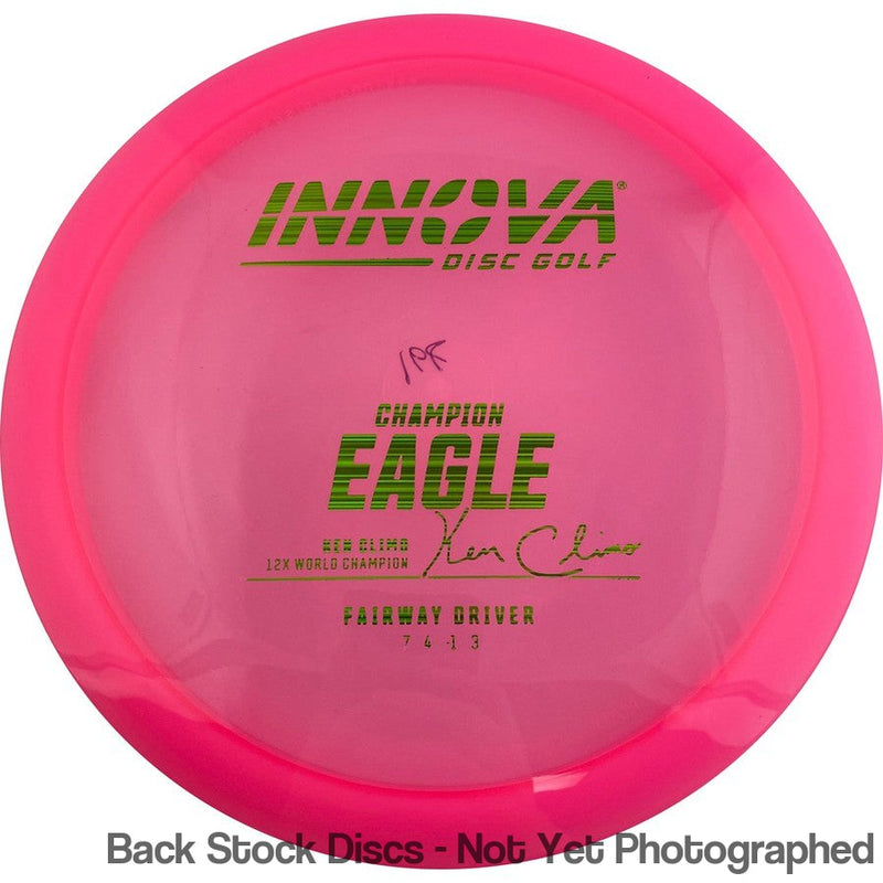 Innova Champion Eagle with Ken Climo 12 Time World Champion Burst Logo Stamp