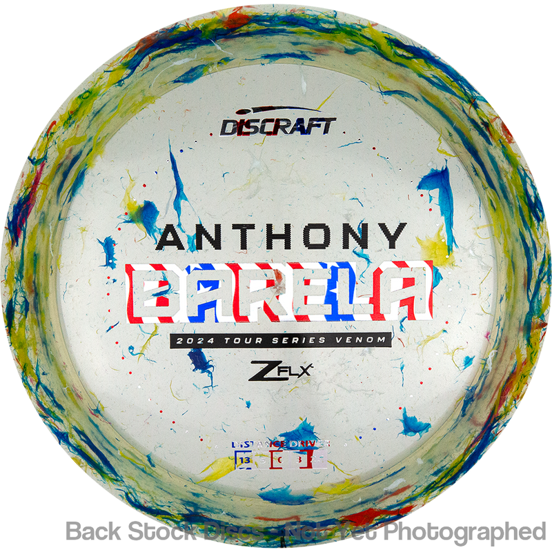 Discraft Jawbreaker Z FLX Venom with Anthony Barela 2024 Tour Series Stamp