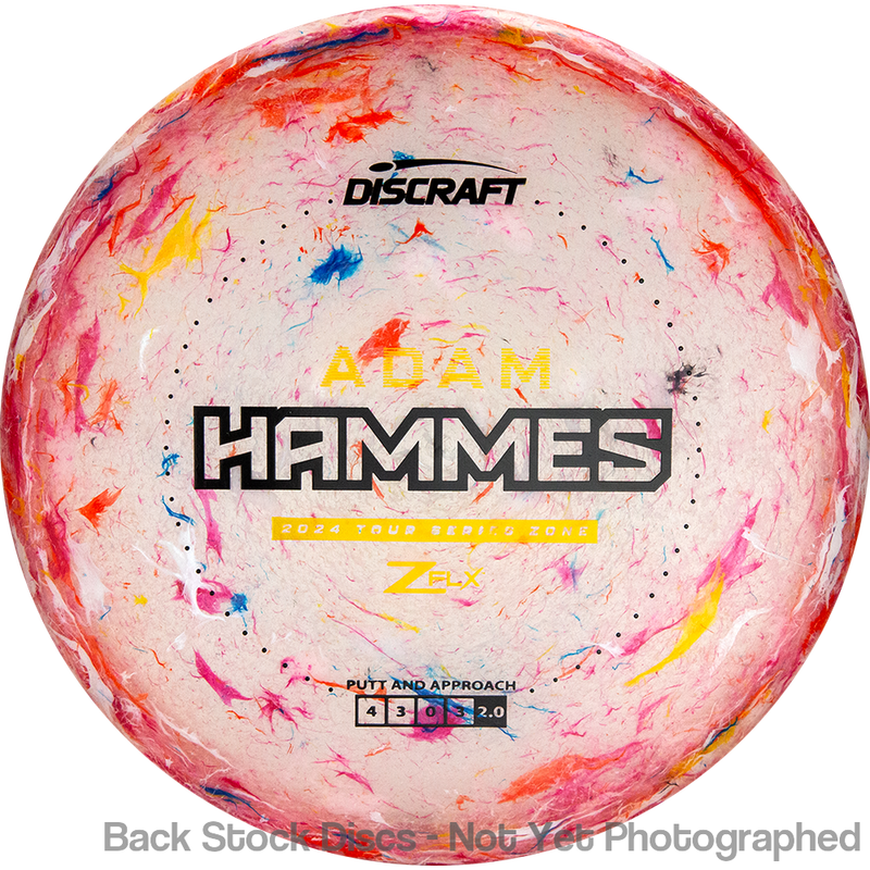 Discraft Jawbreaker Z FLX Zone with Adam Hammes 2024 Tour Series Stamp