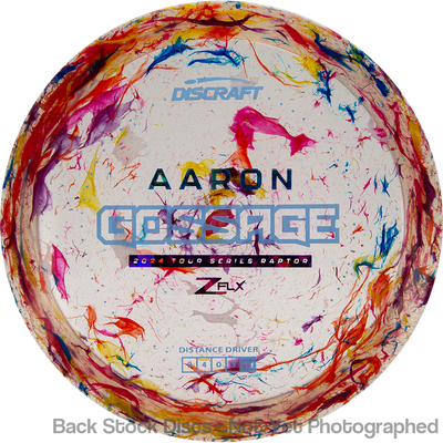 Discraft Jawbreaker Z FLX Raptor with Aaron Gossage 2024 Tour Series Stamp