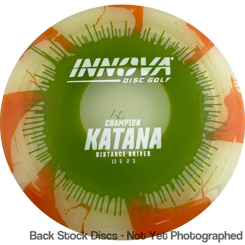 Innova Champion I-Dye Katana with Burst Logo Stock Stamp