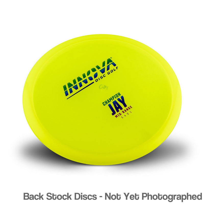 Innova Champion Jay with Burst Logo Stock Stamp