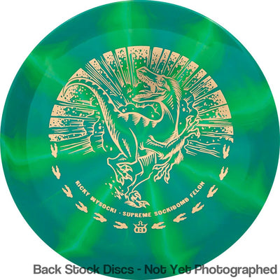 Dynamic Discs Supreme Burst Sockibomb Felon with Ricky Wysocki - Runnin' Raptor Stamp