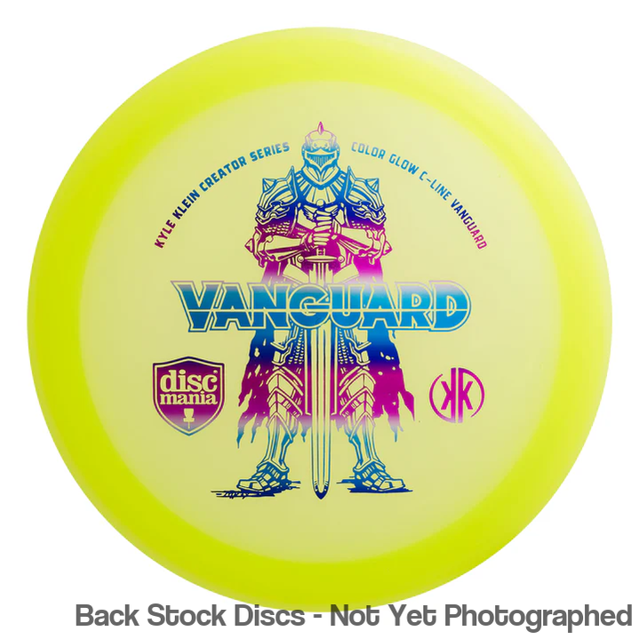 Discmania C-Line Color Glow Reinvented Vanguard with Kyle Klein Creator Series - Powerful Knight Stamp