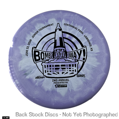 Discraft ESP Swirl Zone with Bombs Away Junior Tournament 2024 | Lawrence, KS | Presented by DZDiscs, Discraft, and GRIPeq w/ 2023 Discraft Tour Series Bottom Stamp Stamp