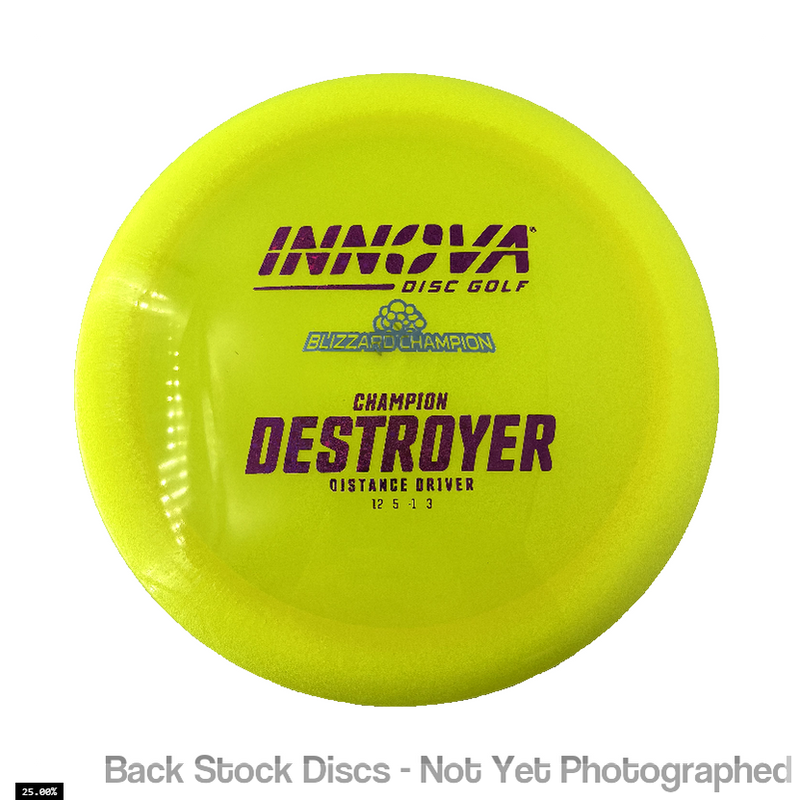 Innova Champion Blizzard Destroyer with 2 Foil Burst Logo Stock Stamp