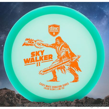 Discmania C-Line Color Glow Reinvented FD1 with Casey White Signature Series 2024 - Sky Walker II Stamp