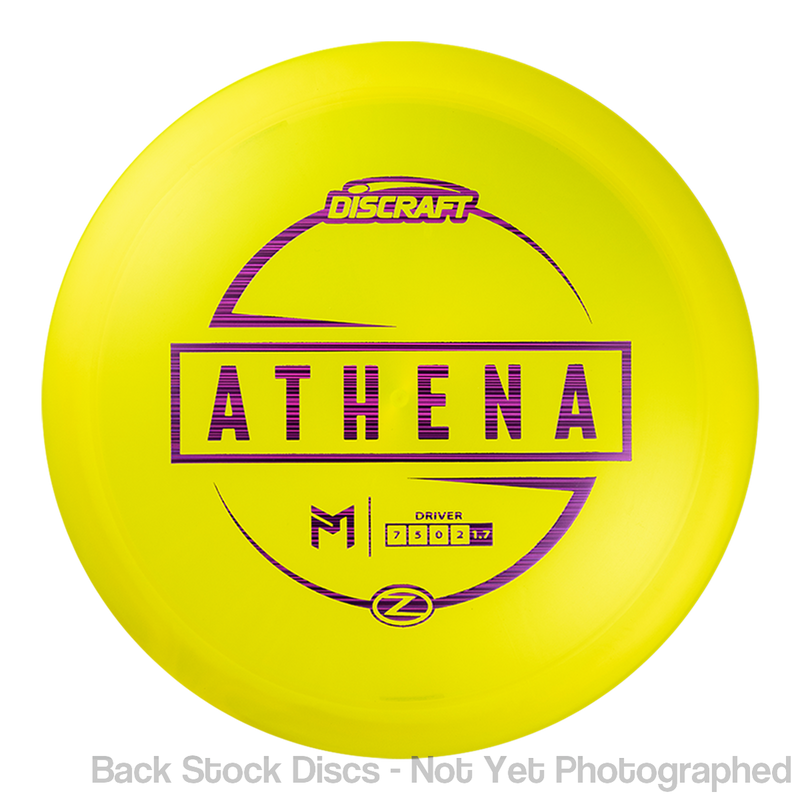 Discraft Elite Z Athena with PM Logo Stock Stamp Stamp