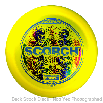 Discraft Elite Z Scorch with Volcanic Skeletons Double Foil Stamp