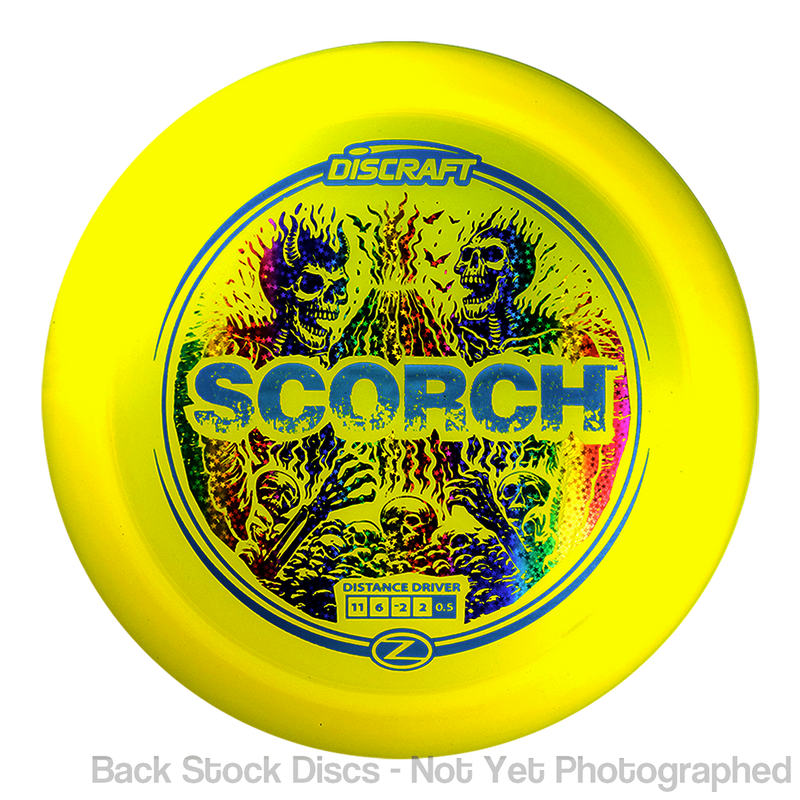 Discraft Elite Z Scorch with Volcanic Skeletons Double Foil Stamp