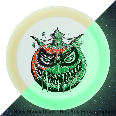 Dynamic Discs Lucid Moonshine Glow Captain with Scary Pumpkin with DD Crown - Triple Foil 2024 Stamp