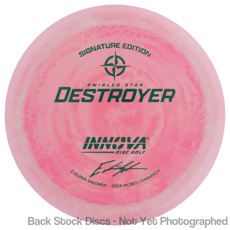 Innova Swirled Star Destroyer with Eveliina Salonen - 2024 World Champion Signature Edition Stamp